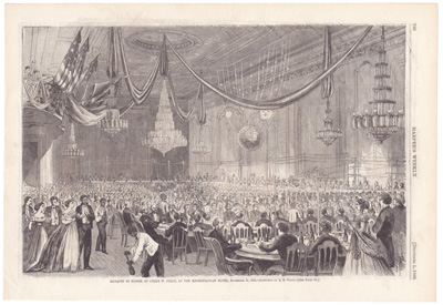 BANQUET IN HONOR OF CYRUS W. FIELD, AT THE METROPOLITAN HOTEL